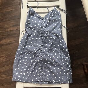 Abercrombie & Fitch Blue and White Mini Dress